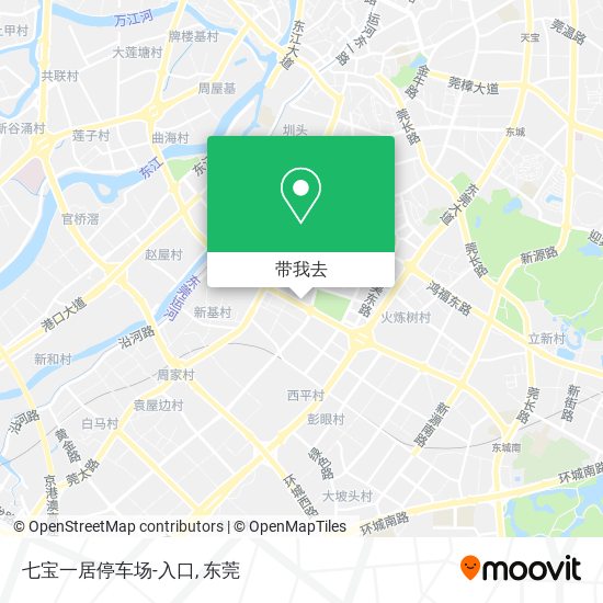 七宝一居停车场-入口地图