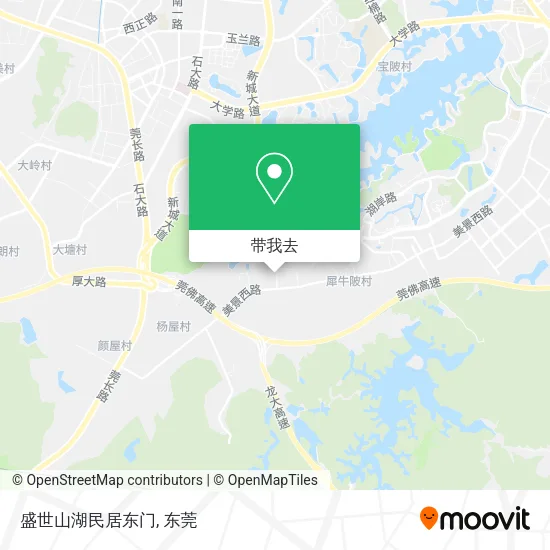 盛世山湖民居东门地图