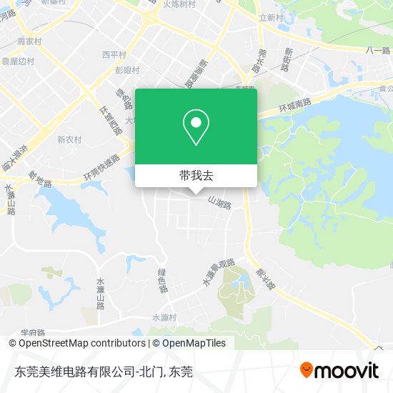 东莞美维电路有限公司-北门地图