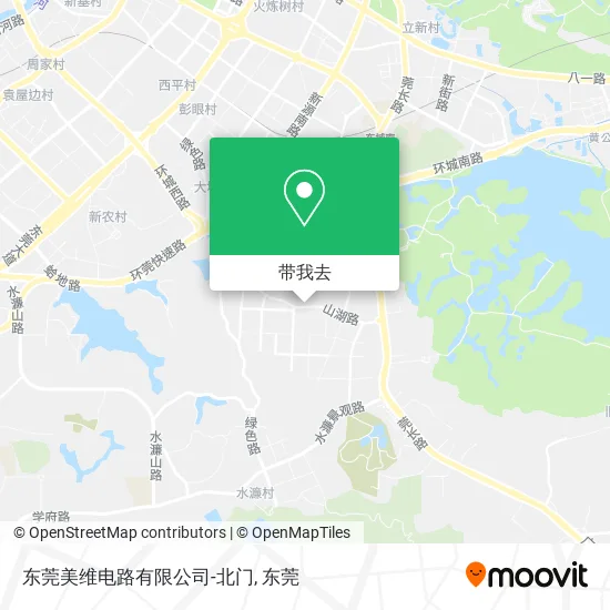 东莞美维电路有限公司-北门地图