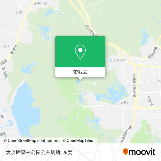 大屏嶂森林公园公共厕所地图