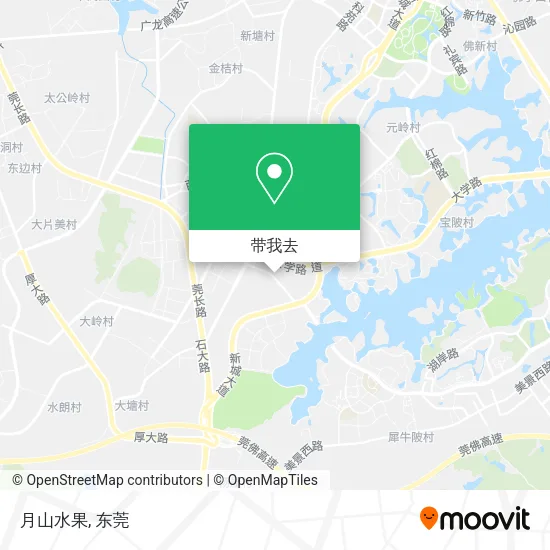 月山水果地图