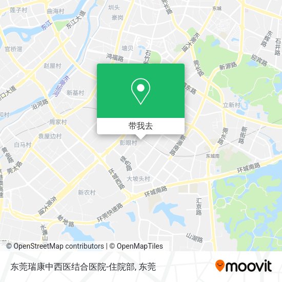 东莞瑞康中西医结合医院-住院部地图