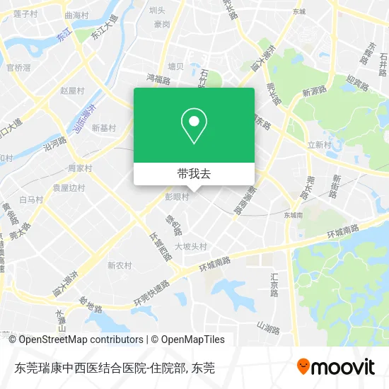 东莞瑞康中西医结合医院-住院部地图