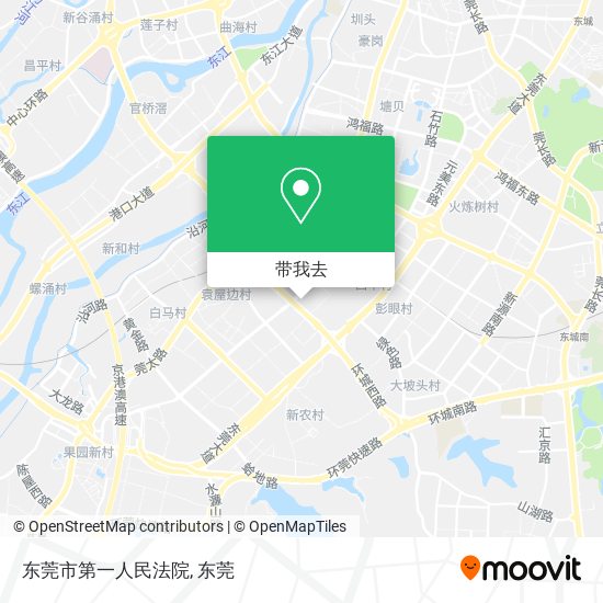 东莞市第一人民法院地图