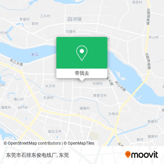 东莞市石排东俊电线厂地图