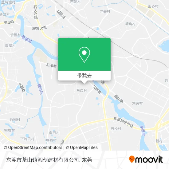 东莞市茶山镇湘创建材有限公司地图