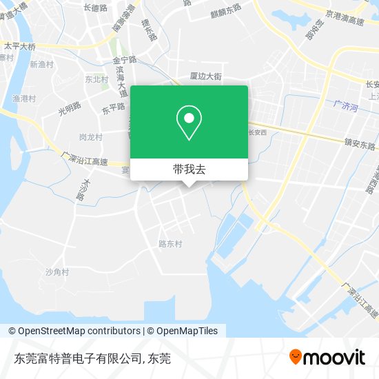 东莞富特普电子有限公司地图