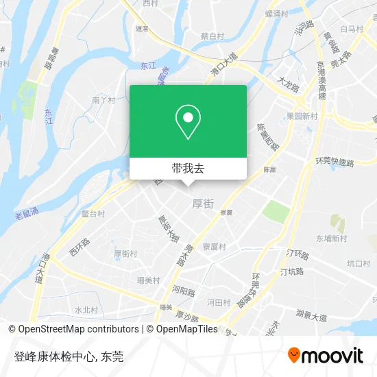 登峰康体检中心地图