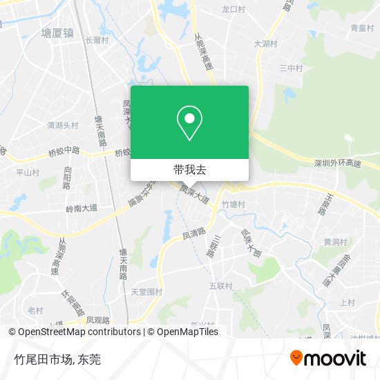 竹尾田市场地图