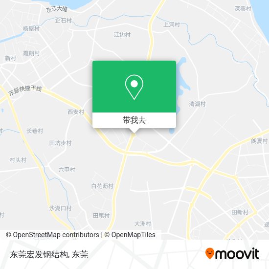 东莞宏发钢结构地图