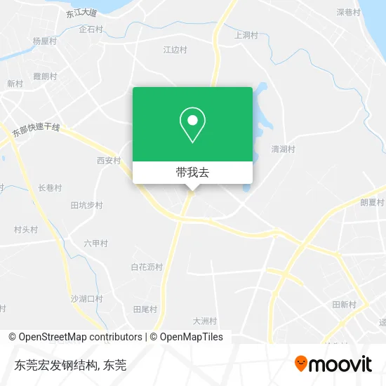 东莞宏发钢结构地图