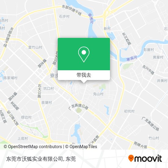东莞市沃狐实业有限公司地图