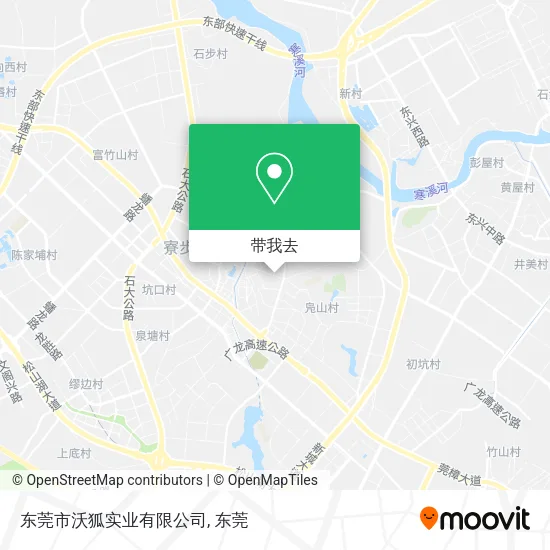东莞市沃狐实业有限公司地图