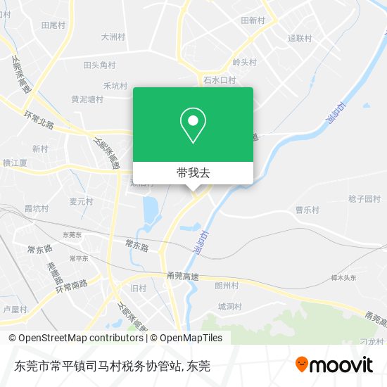 东莞市常平镇司马村税务协管站地图