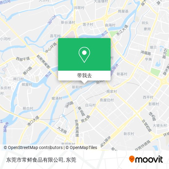 东莞市常鲜食品有限公司地图