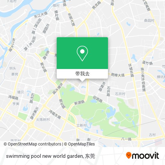 swimming pool new world garden地图