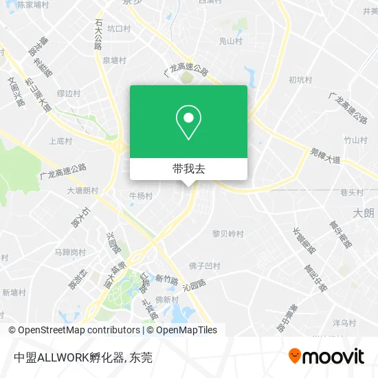 中盟ALLWORK孵化器地图