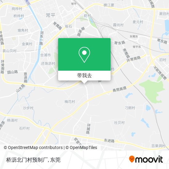 桥沥北门村预制厂地图