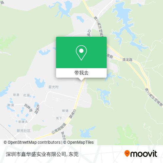 深圳市鑫华盛实业有限公司地图