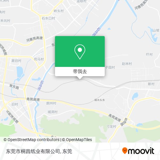 东莞市桐昌纸业有限公司地图