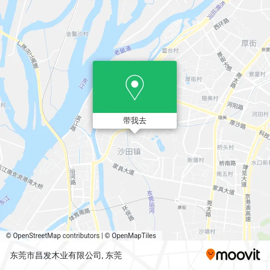 东莞市昌发木业有限公司地图