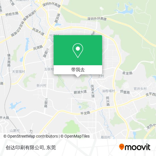 创达印刷有限公司地图