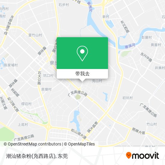 潮汕猪杂粉(凫西路店)地图