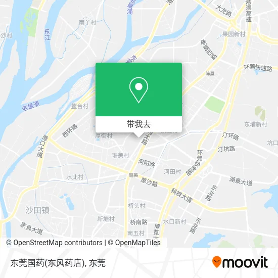 东莞国药(东风药店)地图