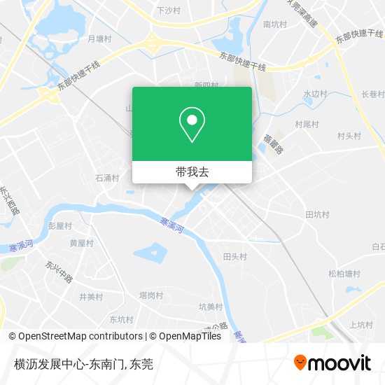 横沥发展中心-东南门地图