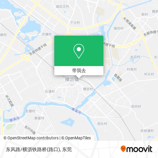 东风路/横沥铁路桥(路口)地图