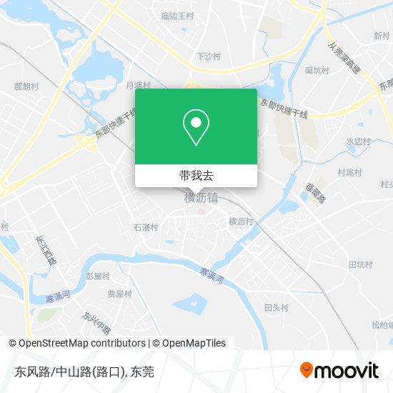东风路/中山路(路口)地图
