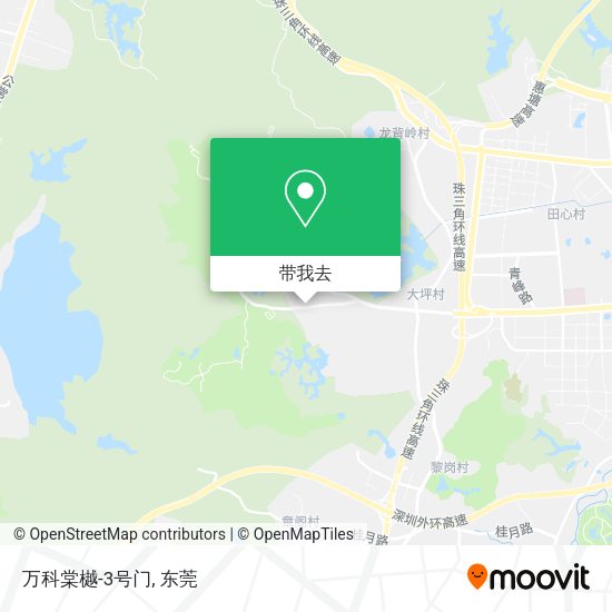 万科棠樾-3号门地图