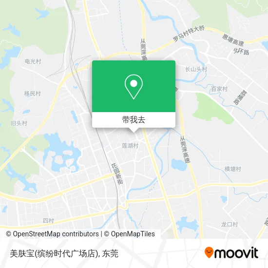美肤宝(缤纷时代广场店)地图