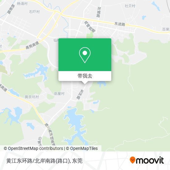 黄江东环路/北岸南路(路口)地图