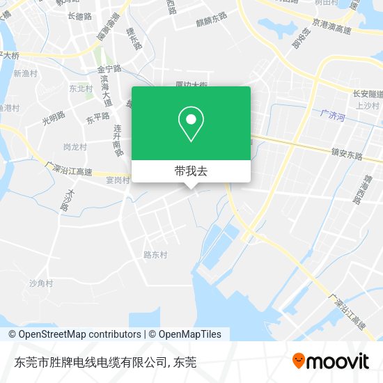 东莞市胜牌电线电缆有限公司地图