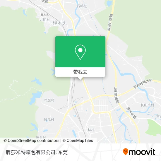牌莎米特箱包有限公司地图