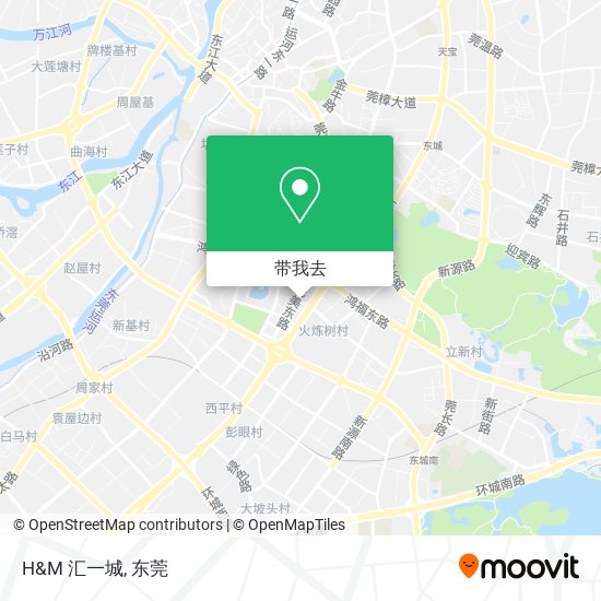 H&M 汇一城地图