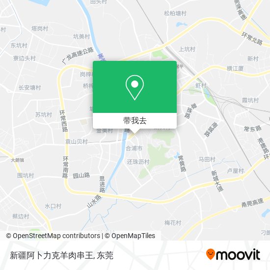 新疆阿卜力克羊肉串王地图