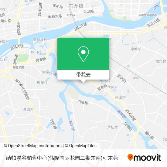 纳帕溪谷销售中心(伟隆国际花园二期东南)>地图