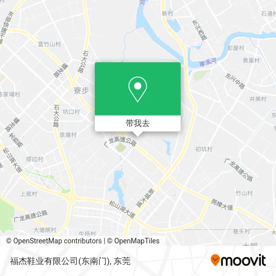 福杰鞋业有限公司(东南门)地图