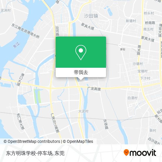 东方明珠学校-停车场地图