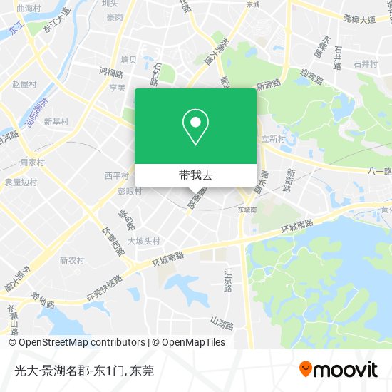 光大·景湖名郡-东1门地图