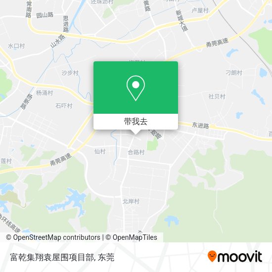 富乾集翔袁屋围项目部地图