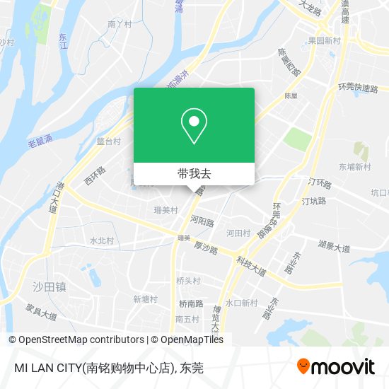 MI LAN CITY(南铭购物中心店)地图