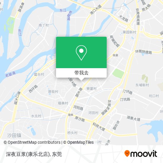 深夜豆浆(康乐北店)地图