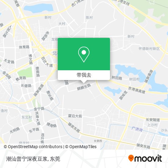 潮汕普宁深夜豆浆地图