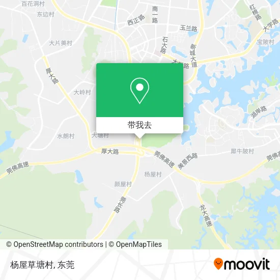 杨屋草塘村地图