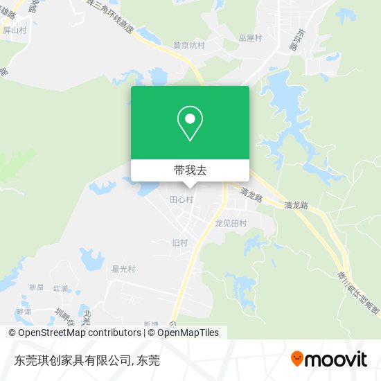 东莞琪创家具有限公司地图