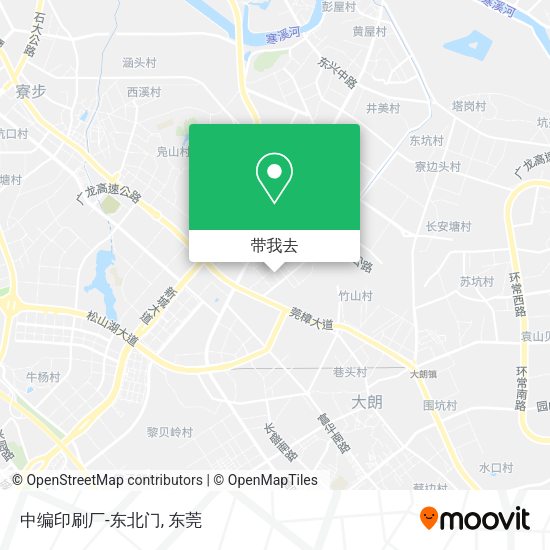中编印刷厂-东北门地图